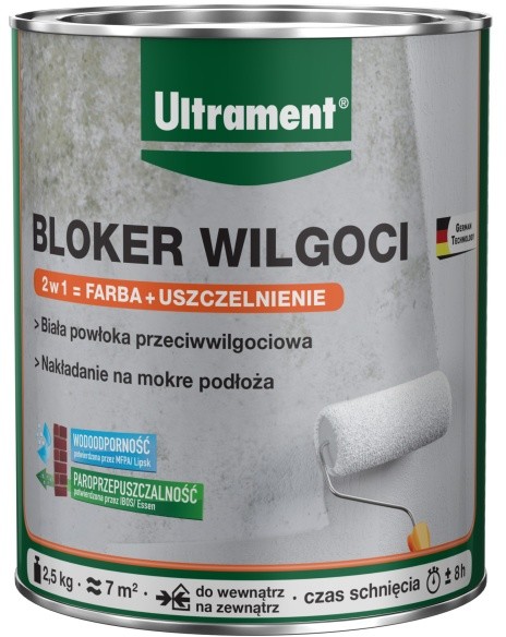 Ultrament Bloker wilgoci 2,5 kg 47720000156108