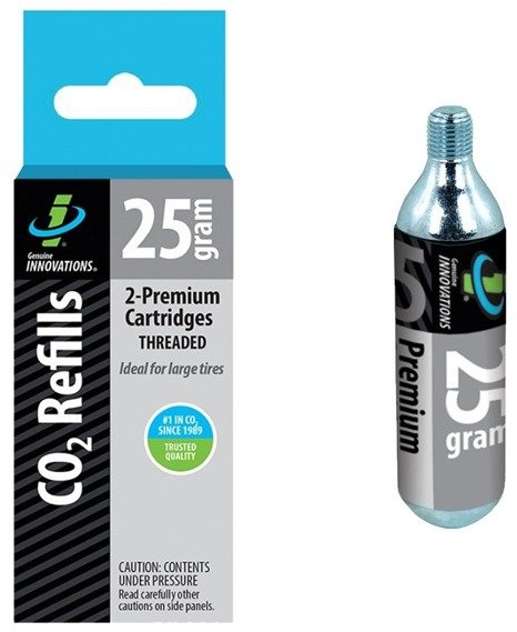 Genuine Innovations Naboje gazowe threaded CO2 25 g 2-pak