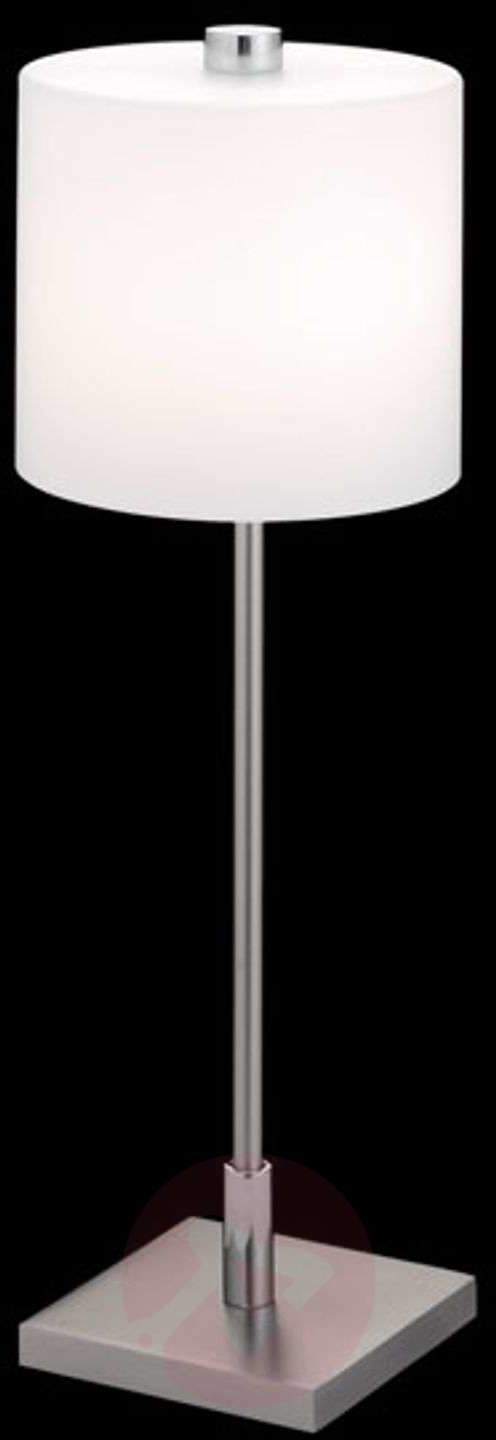 Knapstein lampa stołowa MERCY matowy nikiel