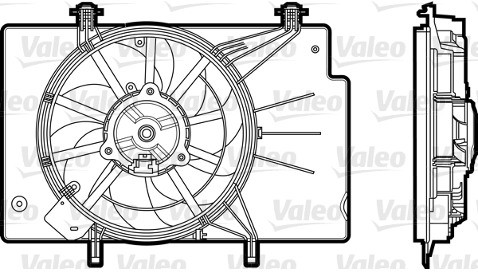 VALEO Wentylator, chłodzenie silnika VALEO 696344