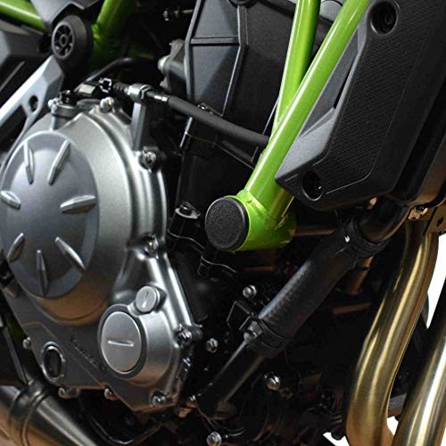 Puig Nakładki na podwozie czarne 9637N Z650, Kawasaki Ninja 650 17'-18' 9637N