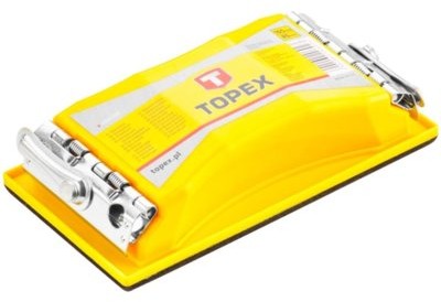 Topex Blok ścierny 08A110 metalowe zaciski 210 x 100 mm 08A110