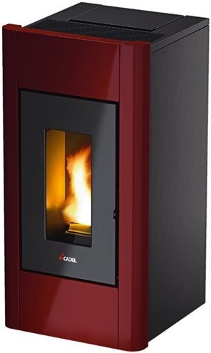 Red Piecyk na pellet Cadel Sweet3 Air 6,5 kW