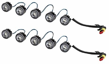 HELLA 2PT 010 458-701 LED-Zestaw reflektorów do jazdy dziennej - LEDayFlex - 12/24V 2PT 010 458-701