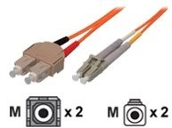 Tecline 86602 OM1 włókno kabel światłowodowy (62,5/125 m, 2,0 m) pomarańczowy 4048889020692