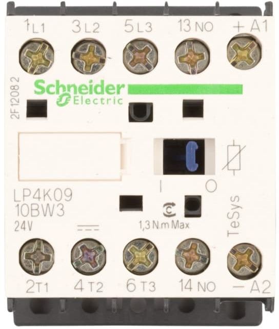 Schneider Electric Stycznik mocy 9A 3P 24V DC 1Z 0R LP4K0910BW3