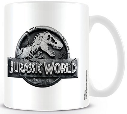 Jurassic World: Fallen Kingdom Jurassic World 2  Fallen Kingdom  logo kubek biały, STANDARD, biały MG24838