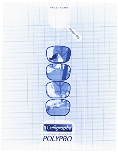 Clairefontaine 17 x 22 cm R. Seyes v.o linie zeszytowym album poezji  przezroczysty 18120C