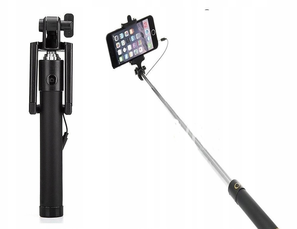 Uchwyt Kijek Do Selfie Stick Monopod Z Kablem