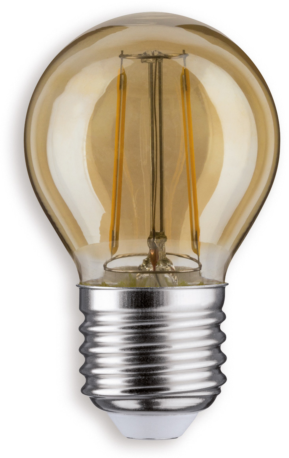 Paulmann E27 2,5W 825 żarówka kropla LED, złota