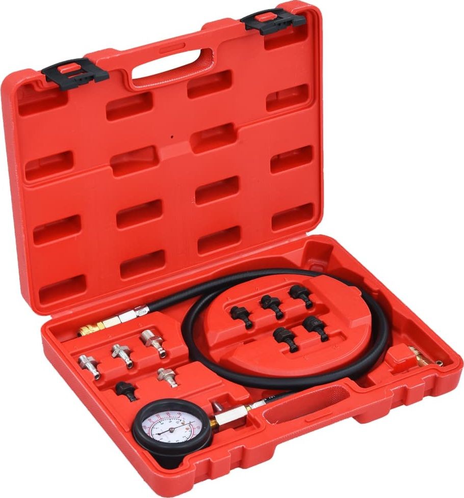 vidaXL 12-częściowy tester ciśnienia oleju 210558