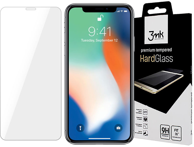3MK Szkło hartowane HardGlass iPhone Xr 4333X10