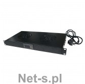 LogiLink Panel wentylacyjny 19 2 wentylatory czarny (FAU02FB)