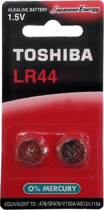 Toshiba Bateria LR44 2szt LR44 BP-2C