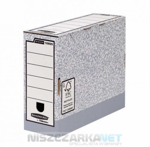 Fellowes Pudełko na akta 100mm z FSC - opk 10szt - Bankers Box System - 1080501