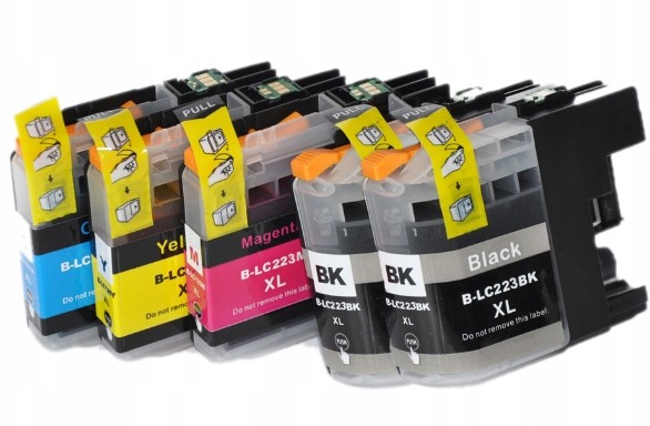 5x Tusz Zamiennik Do Brother Mfc J4620DW J4625DW