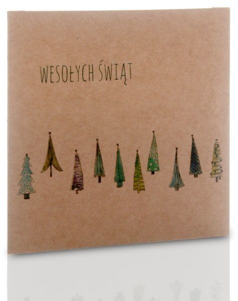 Obwoluta TS świąteczny las (na płytę CD/DVD)