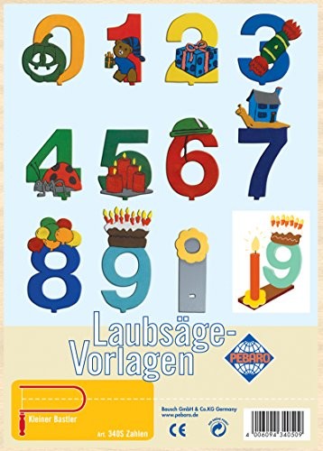 Pebaro pebaro 340s  szablon z laubzegą liczb