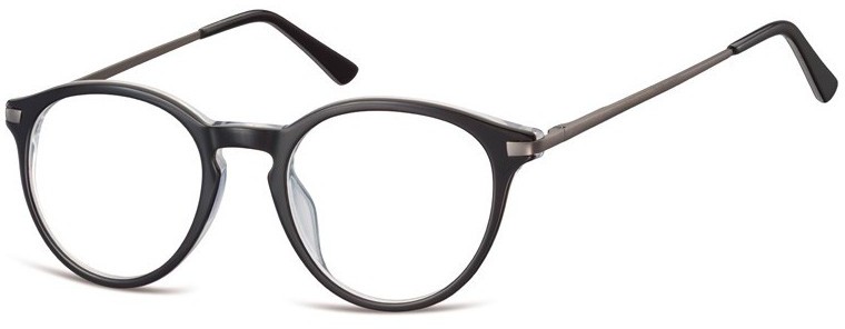 Sunoptic Okrągłe okulary oprawki zerowki korekcyjne AC50A
