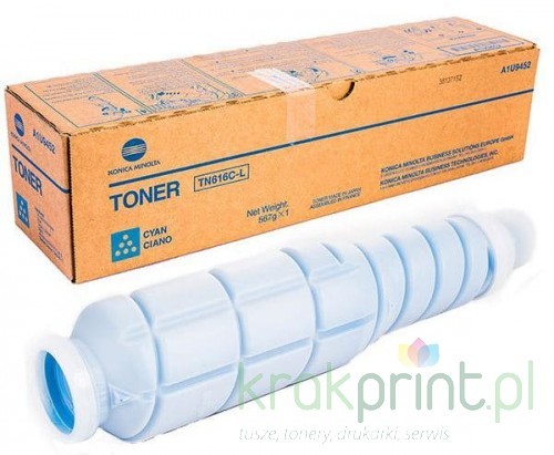 Konica Minolta Toner Minolta Bizhub C6000L | TN-616C-L | 27,9tys A1U9452) Cyan A1U9452