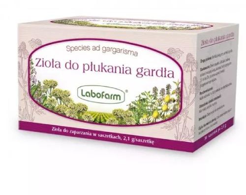 LABOFARM Zioła do płukania gardła, 30 saszetek