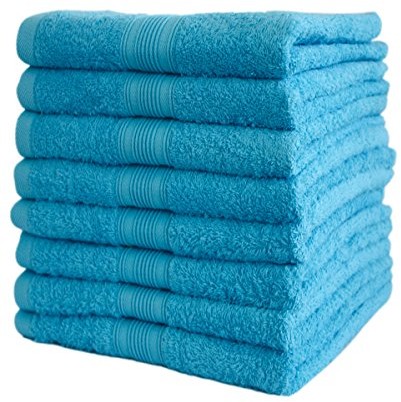 NatureMark NM-HT0842 ręczniki z frotte, 100% bawełny, wymiary: 50 x 100 cm, 8 sztuk NM-HT0853