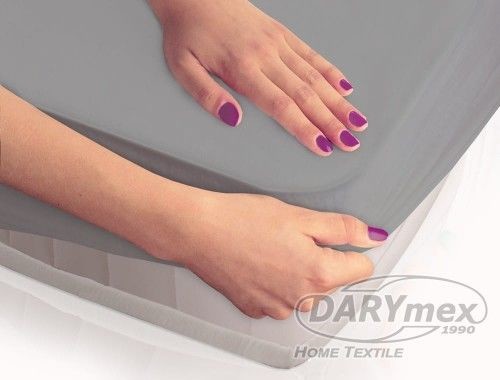 Darymex Nieprzemakalne prześcieradło z gumką Smartcel szare 140x200 dx-140-smart-21
