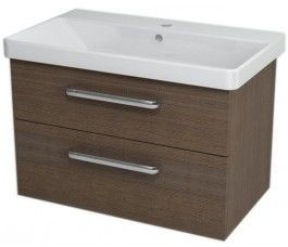 Sapho THEIA Szafka umywalkowa 75,6x50x43,5cm, 2 szuflady, sosna rustikalna TH086