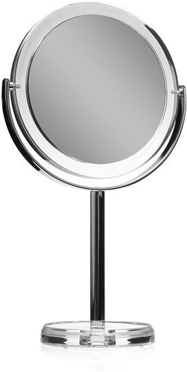 Gillian Jones Gillian Jones Table mirror silver and acryl x 1x5 magnifying 10389-92