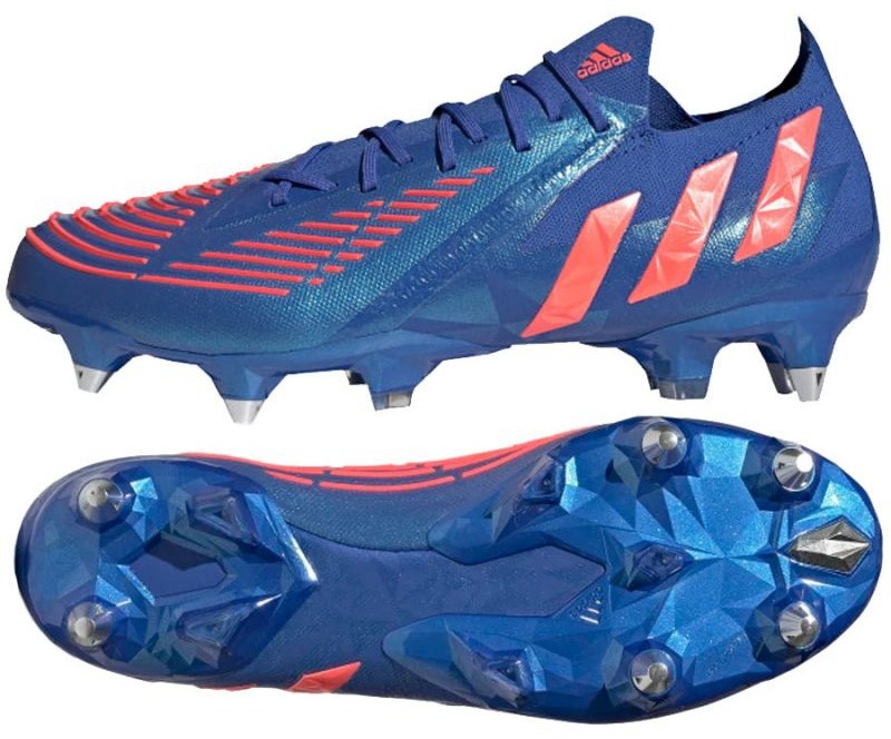 Adidas Buty piłkarskie Predator Edge.1 L Sg M H02973 niebieskie