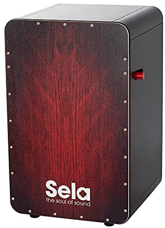 Sela CaSela Black Pro Red Dragon Snare Cajon z systemem On/Off i klinami SE 047
