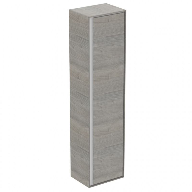 Ideal Standard Connect Air Szafka łazienkowa wisząca 40x160x30 cm jasnoszare drewno/biała mat E0832PS