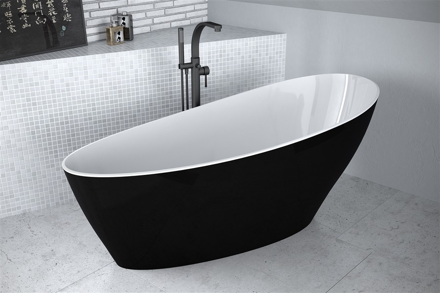 Besco czarna Keya B&W 165x70