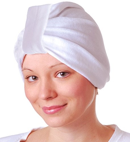 Efalock Professional Efalock Nicki-Turban Fashion Soft kosmetyki i kuchenny do sauny, 2er Pack (2 X 1 sztuka) Rosa 12515