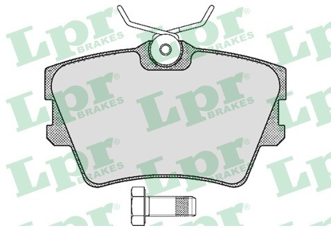LPR GROUP Zestaw klocków hamulcowych, hamulce tarczowe GROUP 05P616