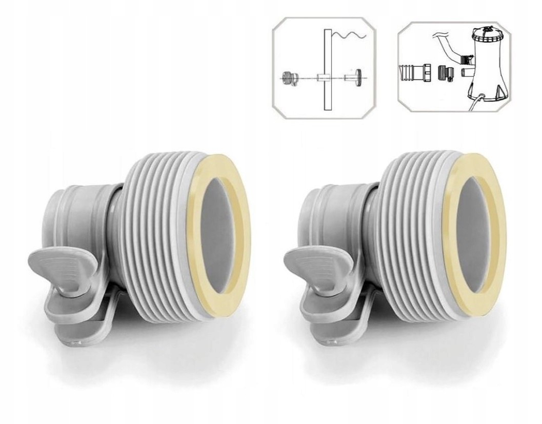 Intex Komplet Adaptorów 38-32mm do basenów 29061