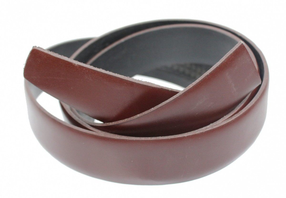 Complex (PL) Wizytowy Pasek Skórzany 30 mm BEZ KLAMRY Dla Pełnej Klamry AUTOMAT/ZĄBEK Garnitur Skórzana Część BRĄZOWY PAZ30/brązowy gładki