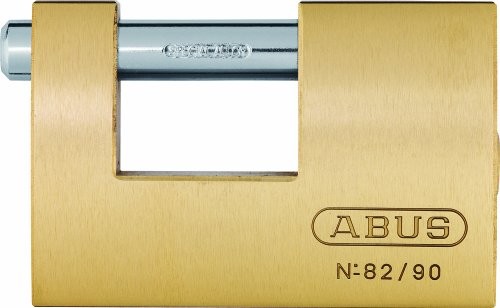 Abus ABUS  82/90 Kłódka zatrzaskowej 85... 90 MM Mono Block Brass Shutter 11578