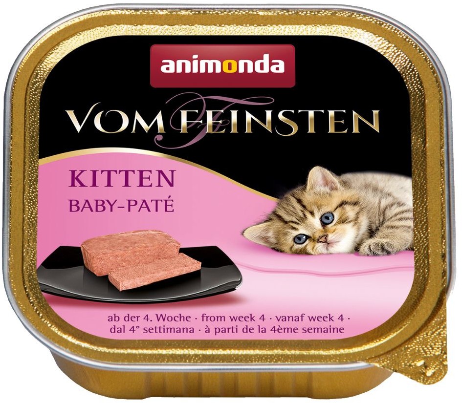 Animonda vom Feinsten Kitten Baby Paté 6 x 100g Z naturalną tauryną| Dostawa GRATIS od 89 zł + BONUS do pierwszego zamówienia