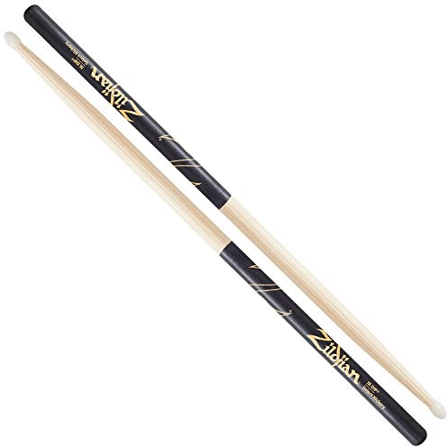 Zildjian 7A Hickory permsticks - nylonowa końcówka - czarne DIP Z7AND