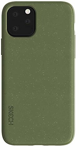 Skechit Biocase iPhone 11 Pro ochronne wytrzymałe etui absorbujące wstrząsy elastyczne biodegradowalne etui - oliwkowe SKIP-R19-BIO-OLV