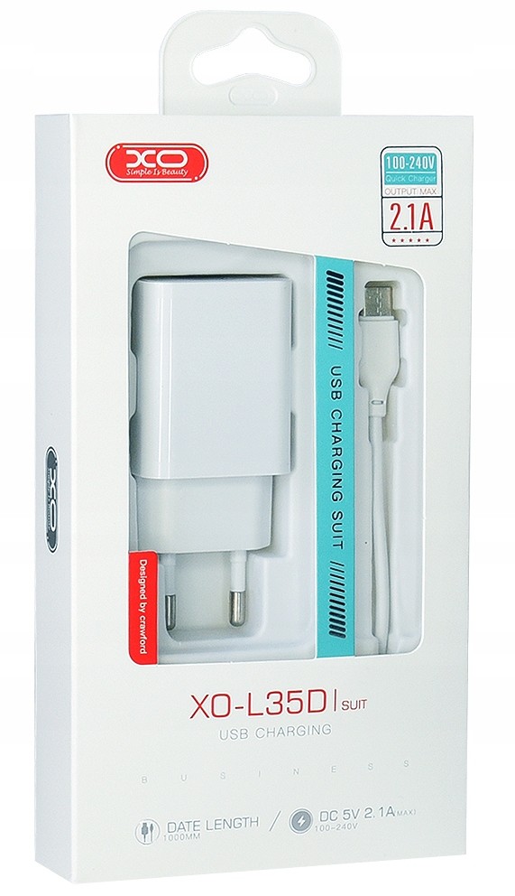 Ładowarka sieciowa Usb + Kabel do Xiaomi Mi 8 Lite