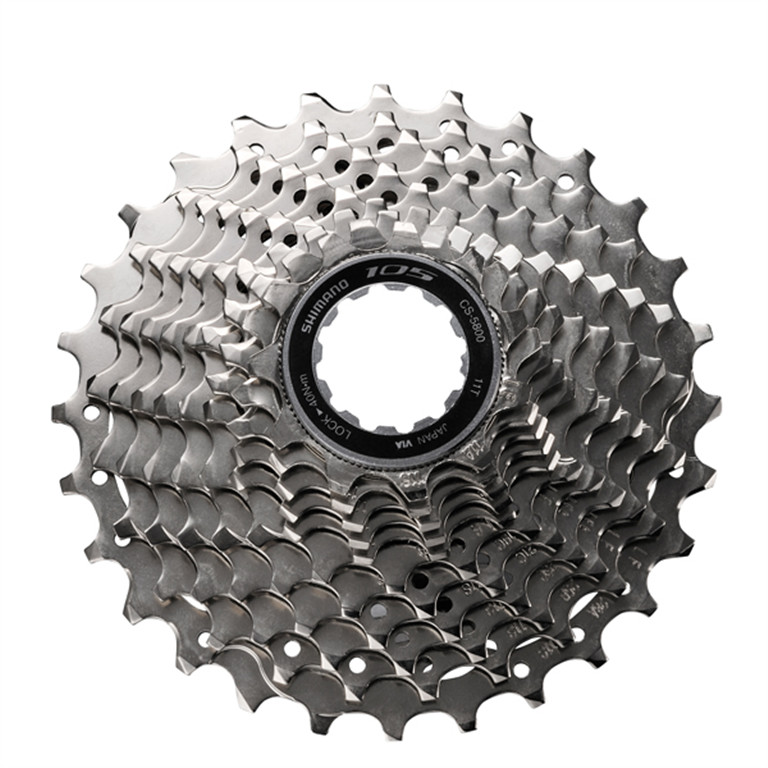 SHIMANO Kaseta 105 CS-5800 srebrny / Ilość biegów: 11 / Stopniowanie: 11-25 ICS580011225