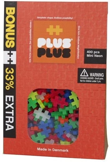 Plus Plus MINI NEON klocki konstrukcyjne 400 szt. PP 3354 PP 3354