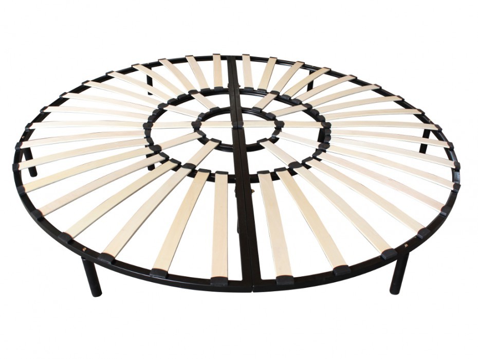 DREAMEA Okrągły stelaż z listewek - 220 × 220 cm