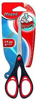 Maped Nożyczki Essentials Soft 17cm symetryczne Maped 468210 468210