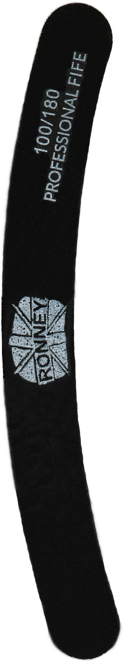 Ronney Ronney Professional Nails Pilnik Papierowy Czarny Banan 100/180