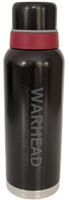Termite Termos Warhead 1,2 L Hammertone black-red Warhead 1,2