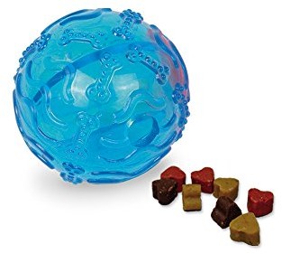 Nobby TPR Snack Ball, 8 cm, niebieski