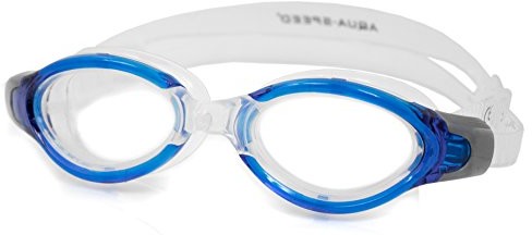 Aqua Speed Aqua-Speed okulary do pływania dla kobiet i mężczyzn z powłoką Anti-Fog i ochroną przed promieniami UV Triton, niebieski (5908217658593)